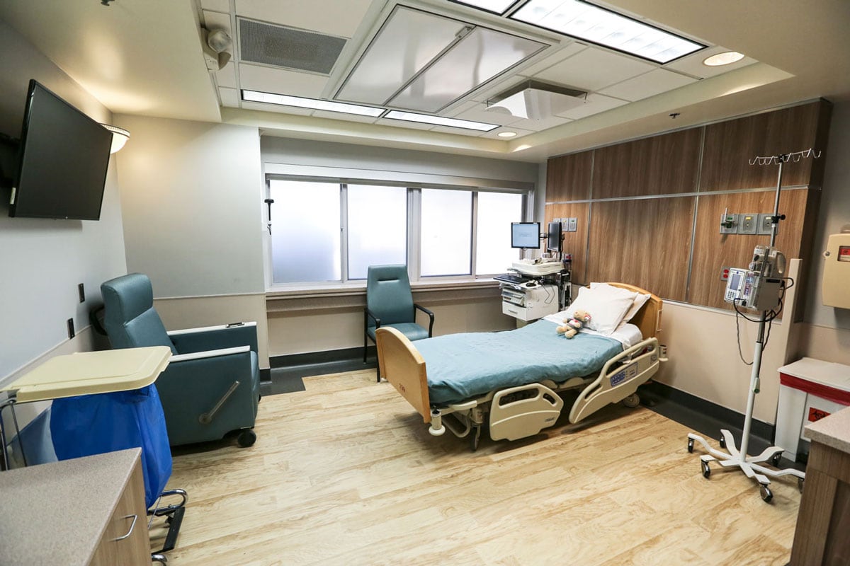 A birthing room at Tri-City Medical Center. Vista Community Clinic has announced it will now refer pregnant women to Palomar Medical Center instead of Tri-City. Photo courtesy of Tri-City Medical Center